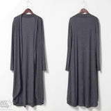 Cárdigan largo de punto para mujer (tipo duster)